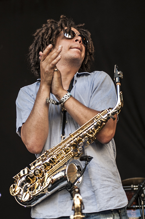 Youngblood Brass Band @ M-idzomer Leuven dag 4, picture 9, photographed by Bart Scholliers - FrontView Magazine