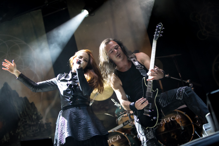 Epica @ Cityrock Leeuwarden 2015, foto 12, foto's door Dorien Goetschalckx - FrontView Magazine
