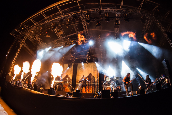 Epica @ Cityrock Leeuwarden 2015, foto 19, foto's door Dorien Goetschalckx - FrontView Magazine