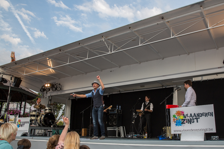 Wim Leys & @ Fundum @ Vlaanderen Zingt 2015 in Blankenberge, picture 25, photographed by Guy Danneels - FrontView Magazine