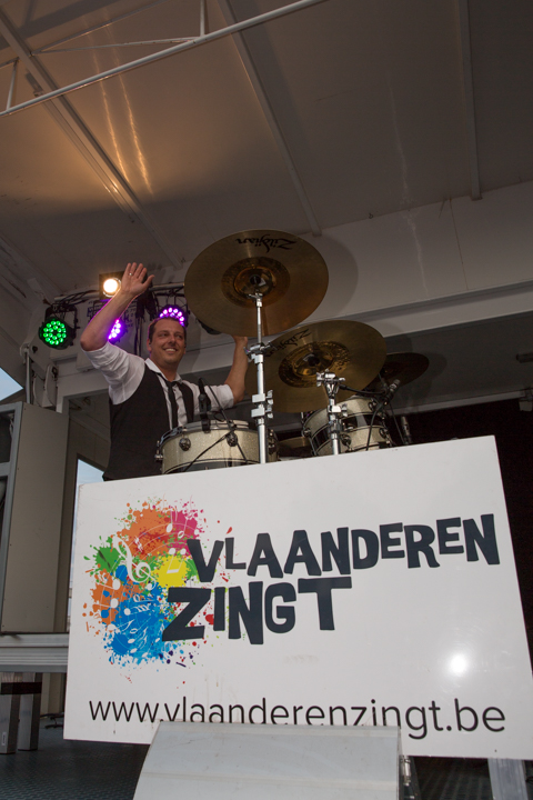 Wim Leys & @ Fundum @ Vlaanderen Zingt 2015 in Blankenberge, picture 39, photographed by Guy Danneels - FrontView Magazine