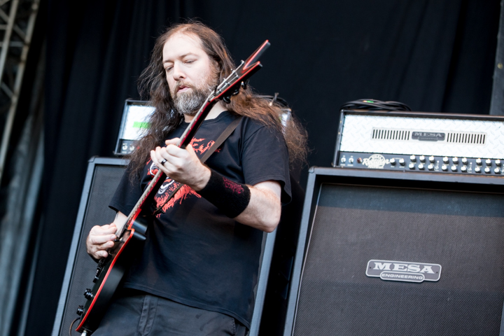 Cannibal Corpse @ Into The Grave 2015, foto 2, foto's door Dorien Goetschalckx - FrontView Magazine