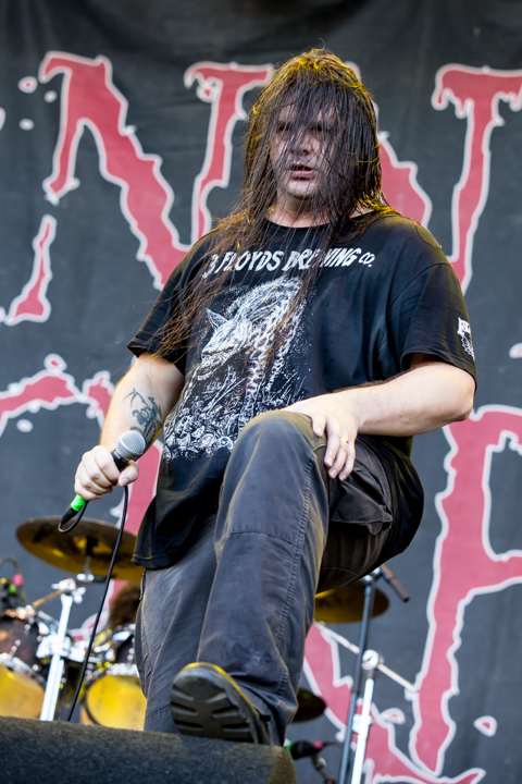 Cannibal Corpse @ Into The Grave 2015, foto 4, foto's door Dorien Goetschalckx - FrontView Magazine