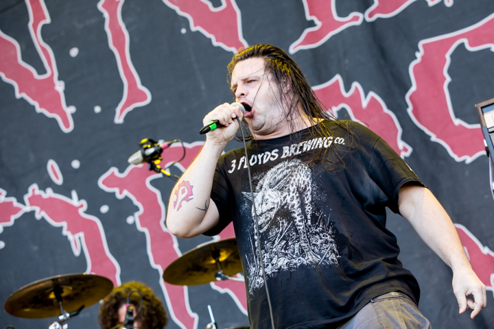 Cannibal Corpse @ Into The Grave 2015, foto 6, foto's door Dorien Goetschalckx - FrontView Magazine