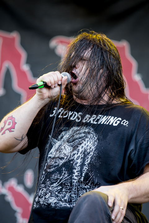 Cannibal Corpse @ Into The Grave 2015, foto 7, foto's door Dorien Goetschalckx - FrontView Magazine