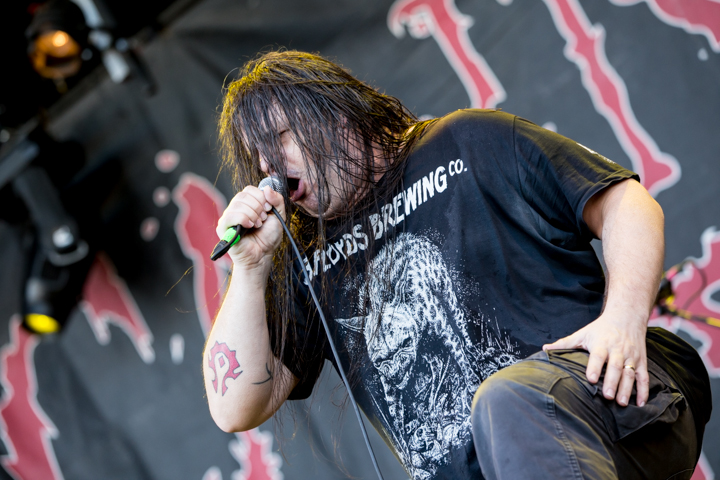 Cannibal Corpse @ Into The Grave 2015, foto 12, foto's door Dorien Goetschalckx - FrontView Magazine