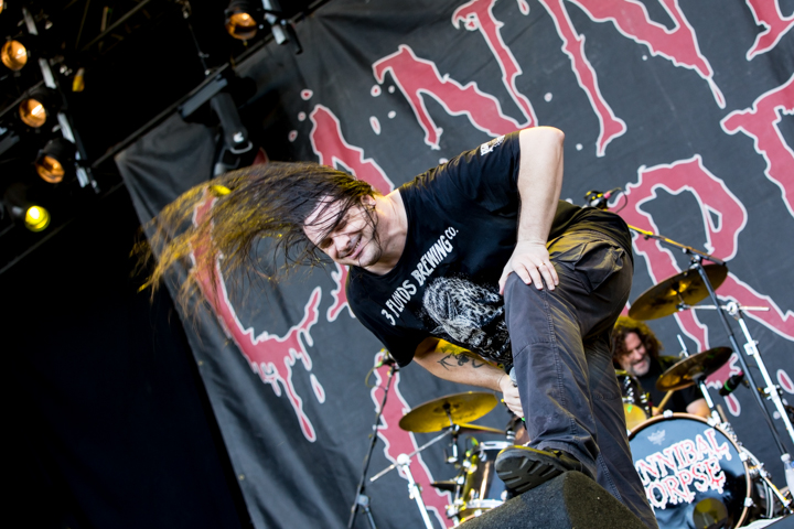 Cannibal Corpse @ Into The Grave 2015, foto 14, foto's door Dorien Goetschalckx - FrontView Magazine