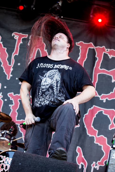 Cannibal Corpse @ Into The Grave 2015, foto 15, foto's door Dorien Goetschalckx - FrontView Magazine