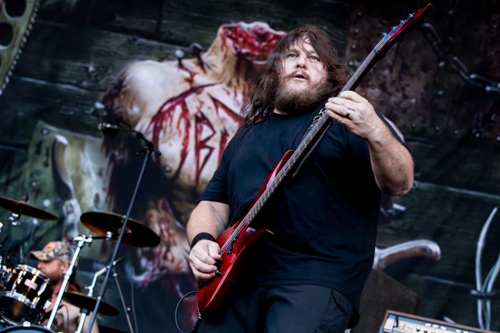 Obituary @ Into The Grave 2015, foto 7, foto's door Dorien Goetschalckx - FrontView Magazine
