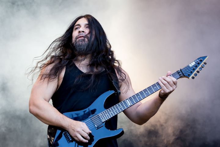 Obituary @ Into The Grave 2015, foto 15, foto's door Dorien Goetschalckx - FrontView Magazine