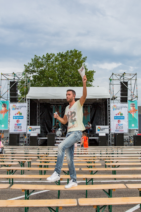 Maarten Cox & Sfeer @ Limburg Zingt 2015 te Houthalen-Helchteren, picture 9, photographed by Guy Danneels - FrontView Magazine