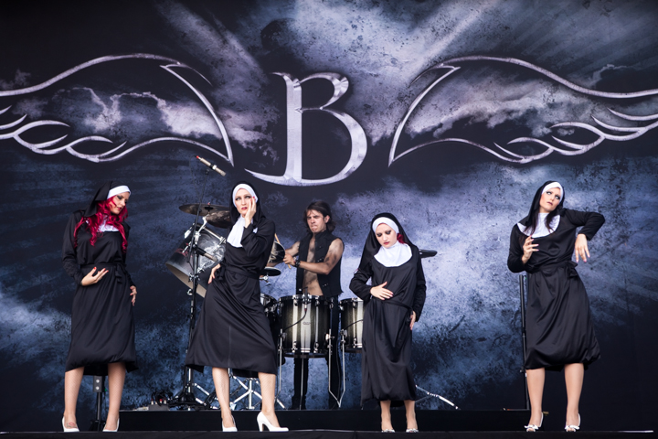 Blutengel @ Summer Breeze 2015, picture 17, photographed by Dorien Goetschalckx - FrontView Magazine