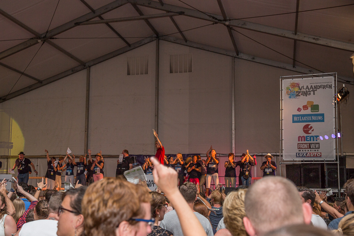 Podium & Sfeer @ Vlaanderen Zingt 2015 in Schoten, picture 86, photographed by Guy Danneels - FrontView Magazine