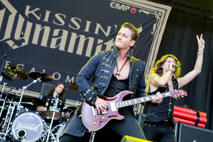 Kissin' Dynamite @ Summer Breeze 2015, picture 9, photographed by Dorien Goetschalckx - FrontView Magazine