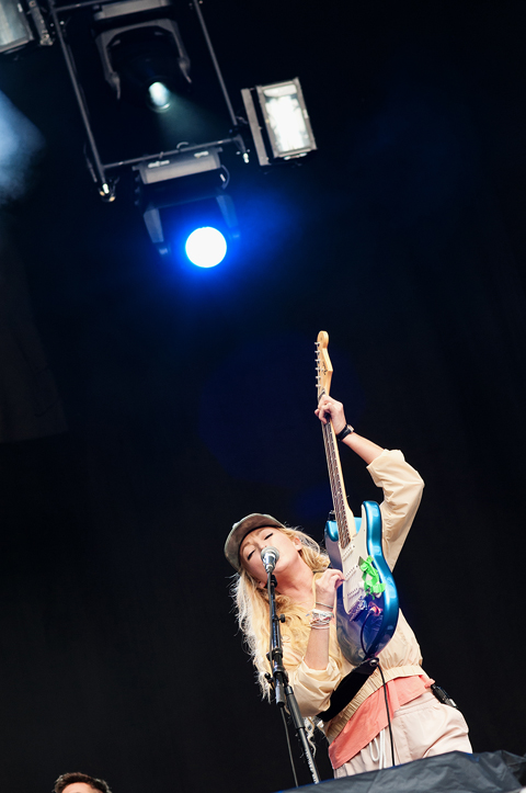 The Ting Tings @ Brussels Summer Festival 2015, picture 7, photographed by Magali Decamps - FrontView Magazine