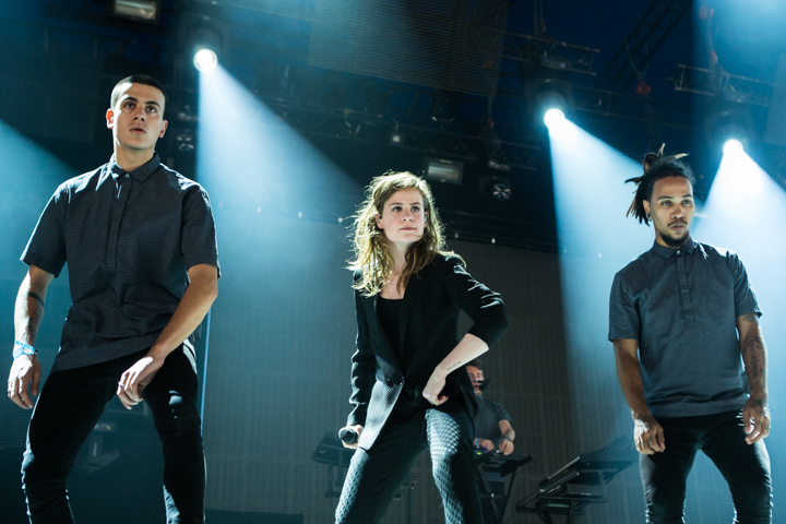 Christine and the Queens @ Lowlands 2015, picture 1, photographed by Dorien Goetschalckx - FrontView Magazine