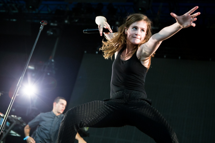 Christine and the Queens @ Lowlands 2015, picture 16, photographed by Dorien Goetschalckx - FrontView Magazine