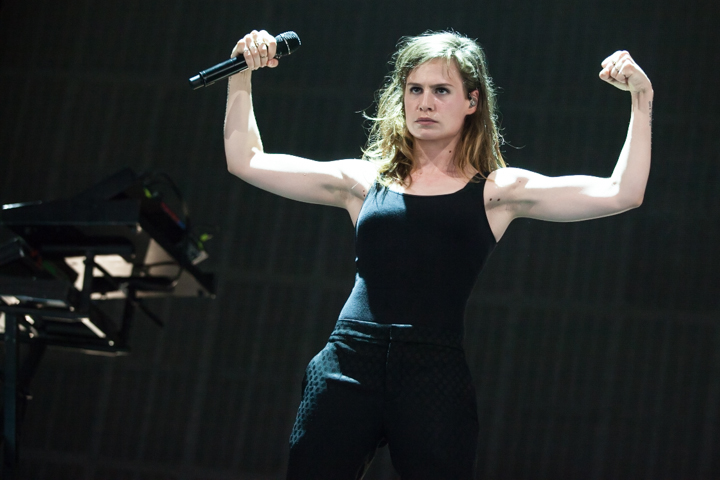 Christine and the Queens @ Lowlands 2015, picture 18, photographed by Dorien Goetschalckx - FrontView Magazine
