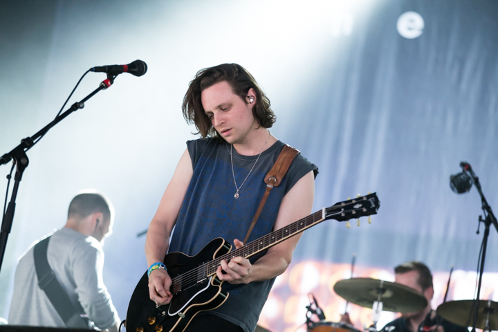 The Maccabees @ Lowlands 2015, picture 9, photographed by Dorien Goetschalckx - FrontView Magazine