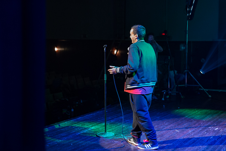 Setbezoek "Say Something Funny" @ Groenzaal te Gent, foto 7, foto's door Guy Danneels - FrontView Magazine