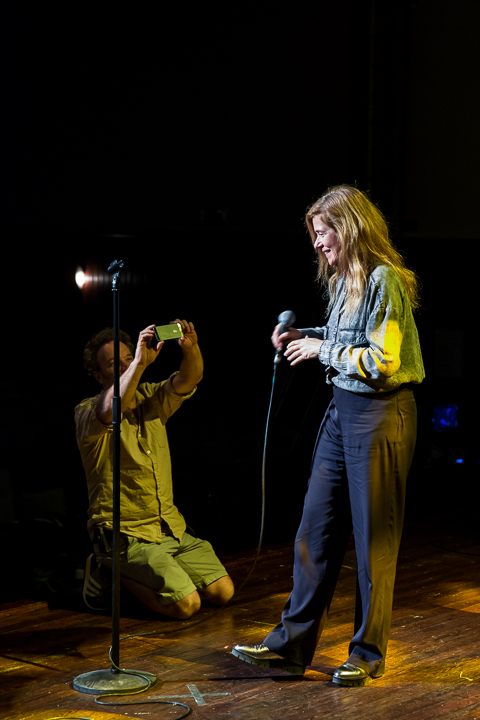 Setbezoek "Say Something Funny" @ Groenzaal te Gent, foto 10, foto's door Guy Danneels - FrontView Magazine