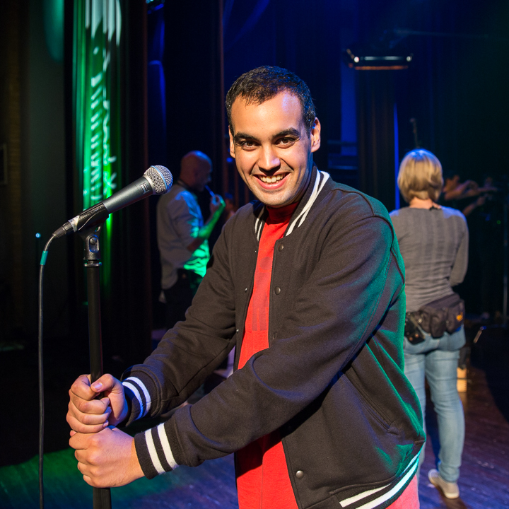 Setbezoek "Say Something Funny" @ Groenzaal te Gent, foto 22, foto's door Guy Danneels - FrontView Magazine
