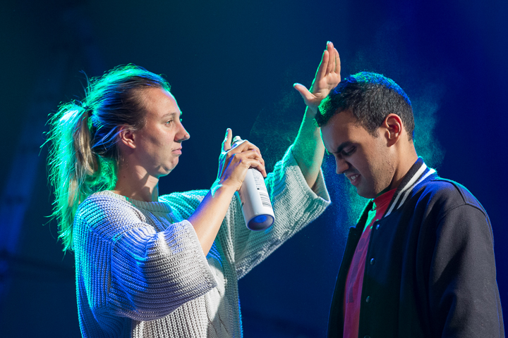 Setbezoek "Say Something Funny" @ Groenzaal te Gent, foto 62, foto's door Guy Danneels - FrontView Magazine