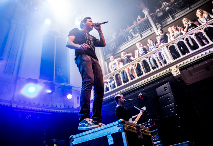 Simple Plan @ Paradiso, foto 2, foto's door Kelly Thans - FrontView Magazine