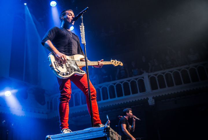 Simple Plan @ Paradiso, foto 12, foto's door Kelly Thans - FrontView Magazine