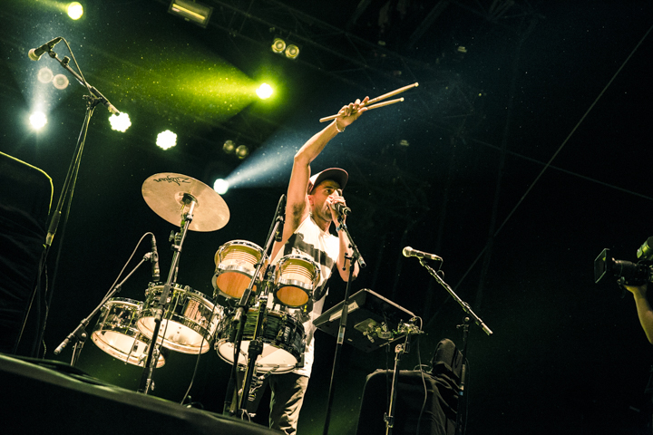 Balkan Beatbox @ Maanrock 2015, picture 2, photographed by Geert Pieters - FrontView Magazine
