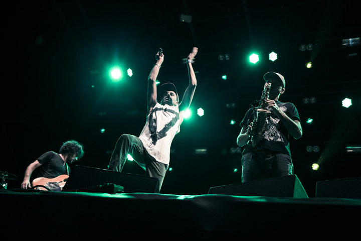 Balkan Beatbox @ Maanrock 2015, picture 5, photographed by Geert Pieters - FrontView Magazine
