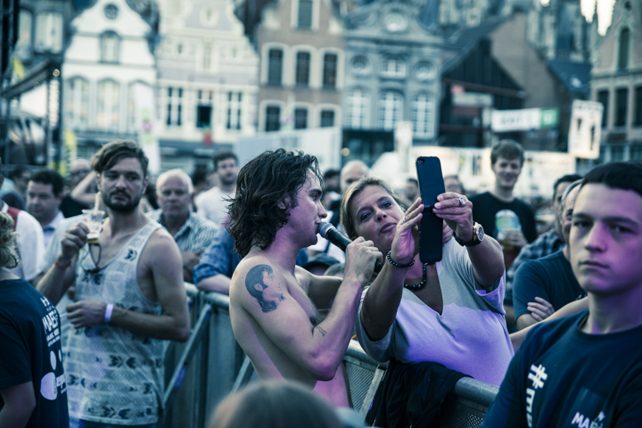 Jett Rebel @ Maanrock 2015, picture 9, photographed by Geert Pieters - FrontView Magazine