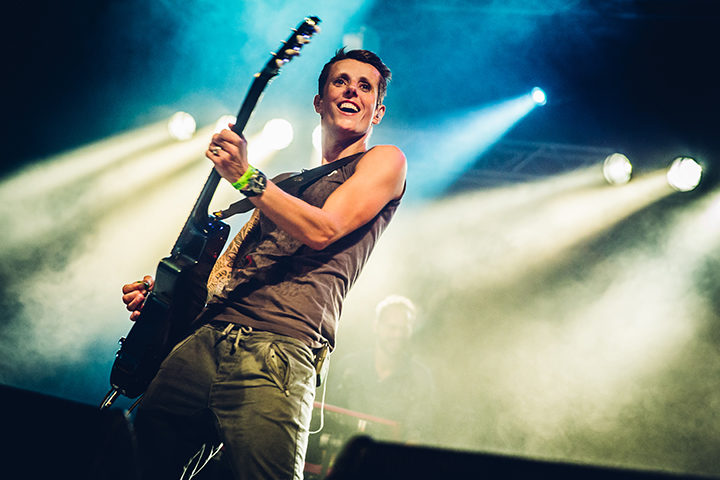 K's Choice @ Boerenrock 2015, foto 1, foto's door Elke Briers - FrontView Magazine