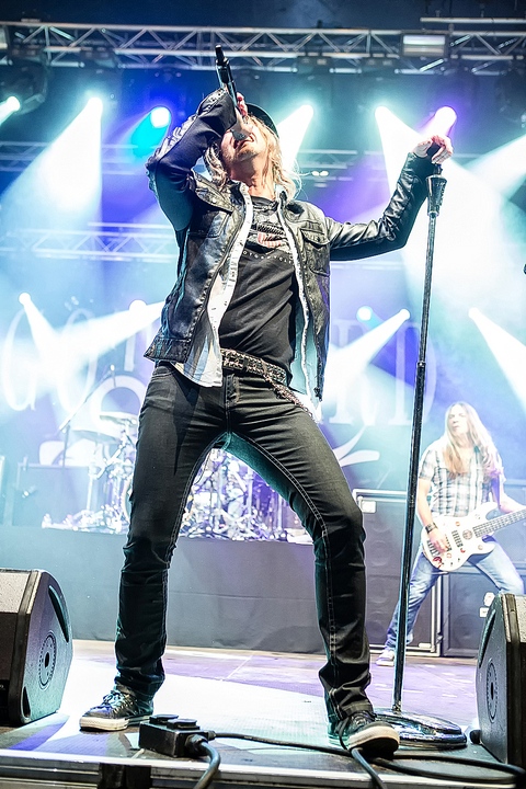 Gotthard @ OlensFest 2015, foto 22, foto's door Edwin Houdevelt - FrontView Magazine