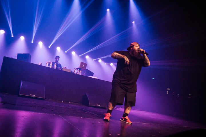 Action Bronson @ Ancienne Belgique, picture 1, photographed by Tom Stessens - FrontView Magazine