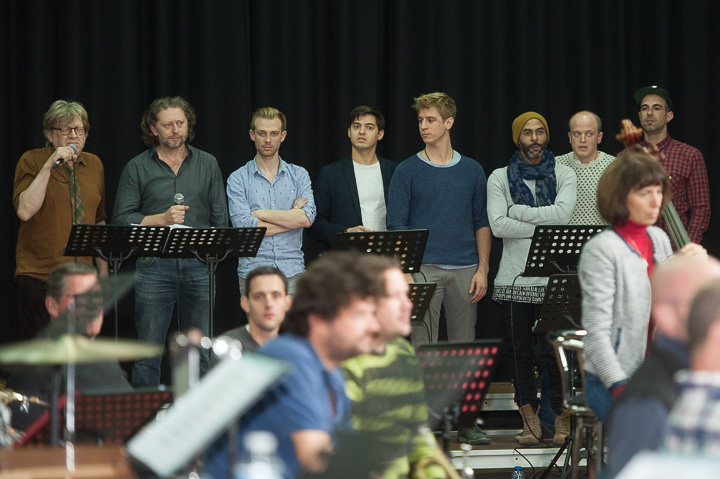 Persmoment Lelies in Symfonie Judas Theaterproducties, foto 2, foto's door Goele Bormans - FrontView Magazine