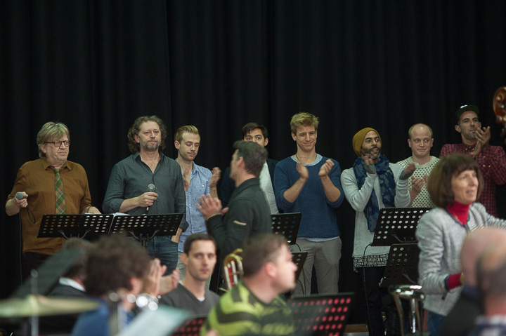 Persmoment Lelies in Symfonie Judas Theaterproducties, foto 3, foto's door Goele Bormans - FrontView Magazine