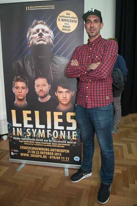 Persmoment Lelies in Symfonie Judas Theaterproducties, foto 7, foto's door Goele Bormans - FrontView Magazine