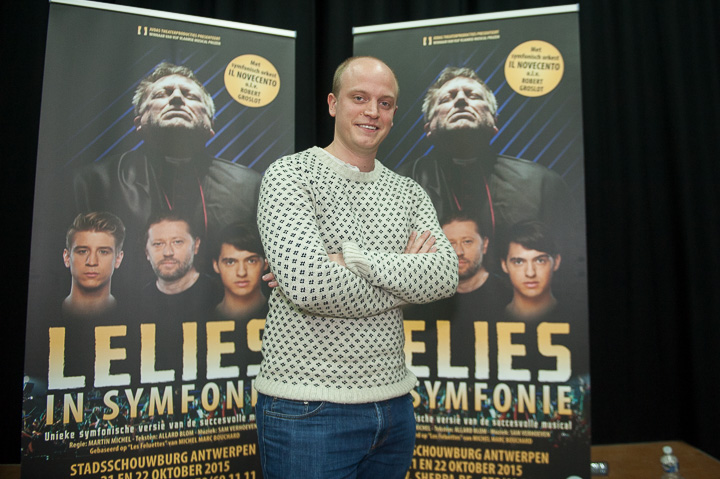 Persmoment Lelies in Symfonie Judas Theaterproducties, foto 20, foto's door Goele Bormans - FrontView Magazine