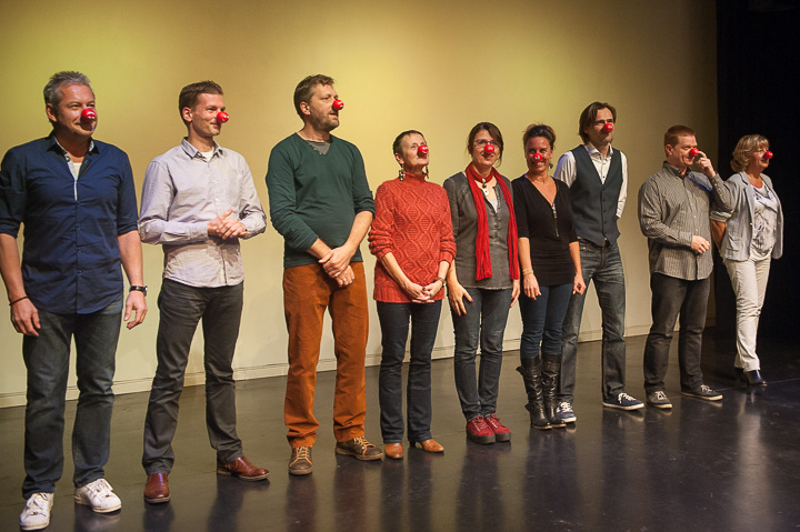 The Marcel - voor de Rode Neuzen Dag Improvisatietheater, foto 2, foto's door Goele Bormans - FrontView Magazine