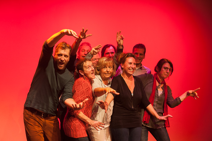 The Marcel - voor de Rode Neuzen Dag Improvisatietheater, foto 22, foto's door Goele Bormans - FrontView Magazine
