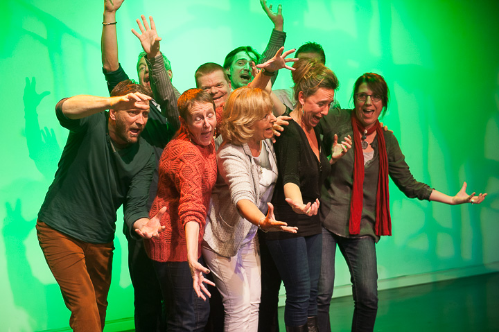 The Marcel - voor de Rode Neuzen Dag Improvisatietheater, foto 23, foto's door Goele Bormans - FrontView Magazine