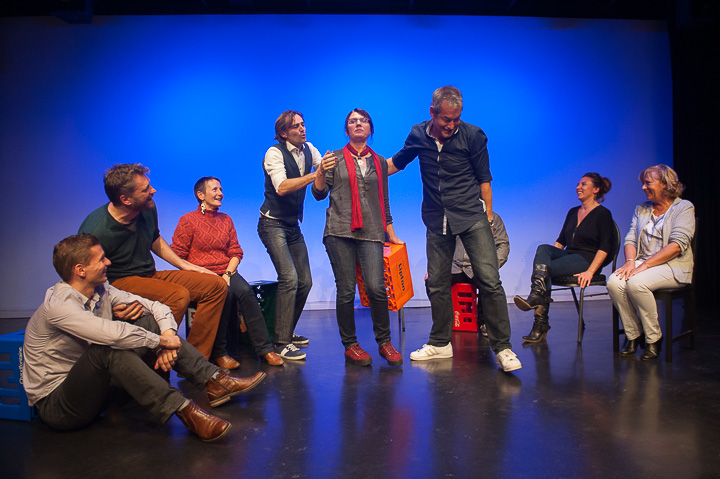 The Marcel - voor de Rode Neuzen Dag Improvisatietheater, foto 38, foto's door Goele Bormans - FrontView Magazine