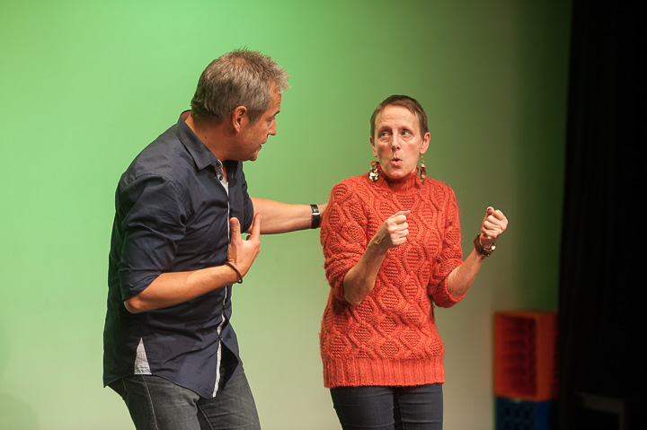 The Marcel - voor de Rode Neuzen Dag Improvisatietheater, foto 41, foto's door Goele Bormans - FrontView Magazine