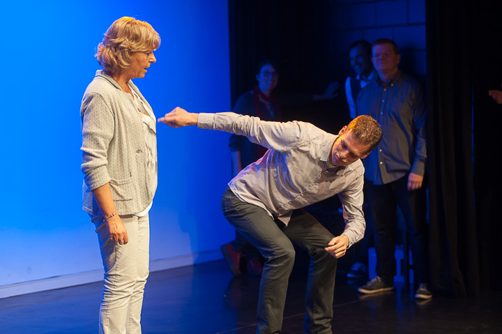 The Marcel - voor de Rode Neuzen Dag Improvisatietheater, foto 48, foto's door Goele Bormans - FrontView Magazine