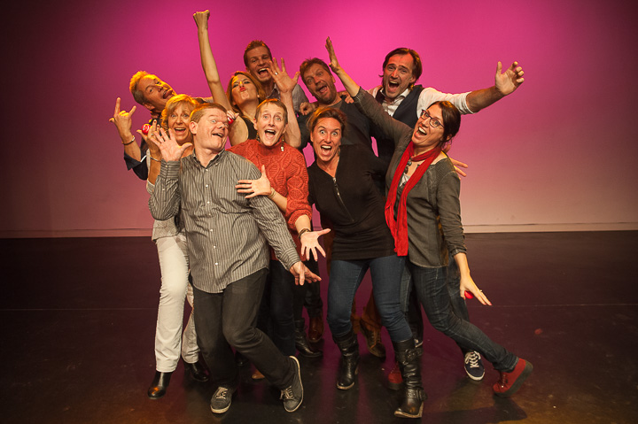 The Marcel - voor de Rode Neuzen Dag Improvisatietheater, foto 55, foto's door Goele Bormans - FrontView Magazine