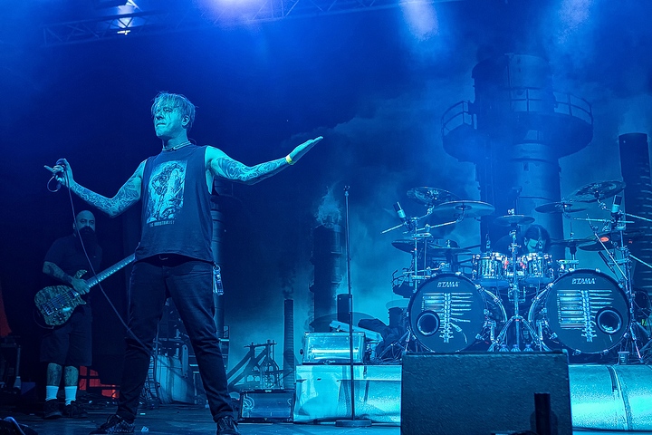Fear Factory @ Epic Metal Fest, picture 1, photographed by Edwin Houdevelt - FrontView Magazine