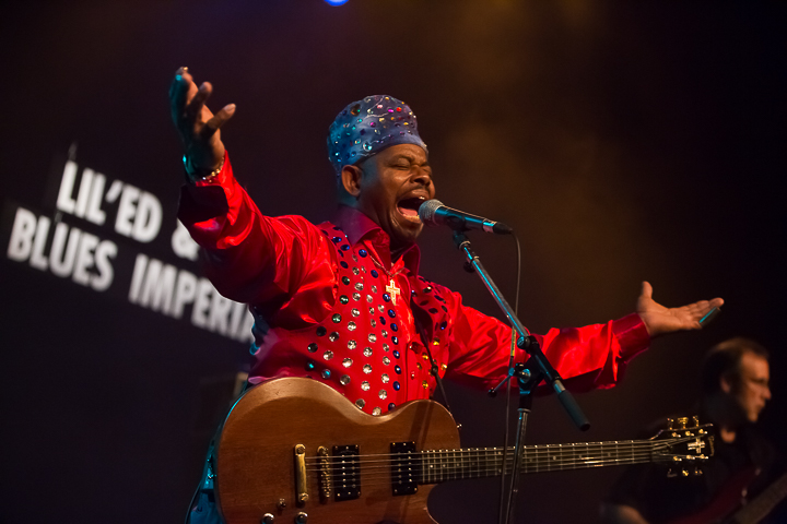 Lil’ Ed and the Blues Imperials @ Blues in Schoten, picture 5, photographed by Marc Verdonck - FrontView Magazine