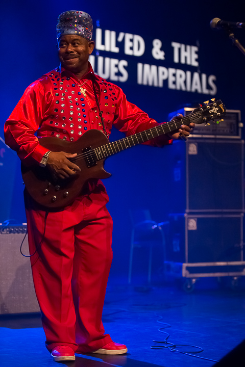 Lil’ Ed and the Blues Imperials @ Blues in Schoten, picture 7, photographed by Marc Verdonck - FrontView Magazine