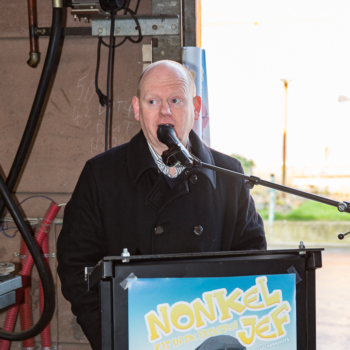 Nonkel Jef - Persconferentie @ Vluchtenburghoeve Aartselaar, picture 3, photographed by Guy Danneels - FrontView Magazine